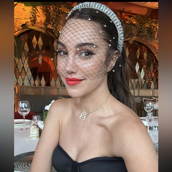 Zara Accessories - ✨LAST ZARA RHINESTONE MESH HEADBAND